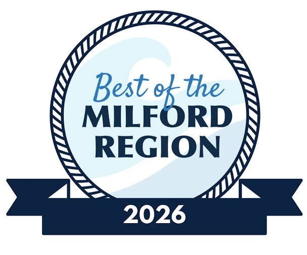 Best of the Milford Region 2026 award badge