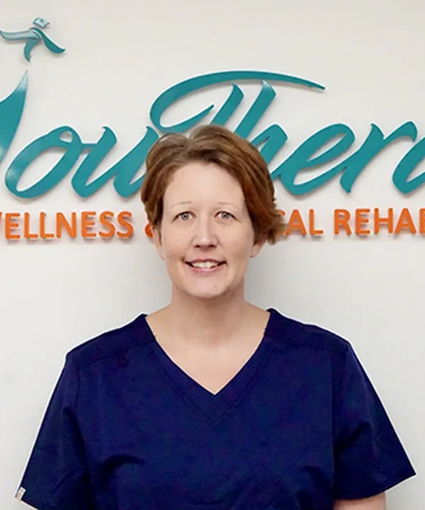 Portrait of Brynn Q. Lafferty, MS, OTR/L, CHC, occupational therapist and certified health coach at Youtherapy Wellness and Physical Rehab