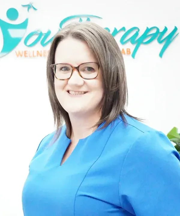 Portrait of Dr. Chelsey Eddy, PT, DPT, CIDN, physical therapist at Youtherapy Wellness and Physical Rehab
