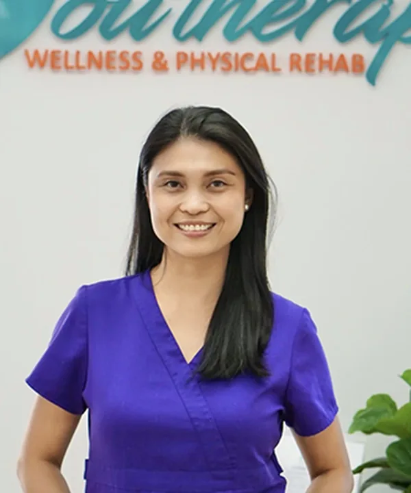 Portrait of Joanne Lariza, PT, SFS, physical therapist at Youtherapy Wellness and Physical Rehab