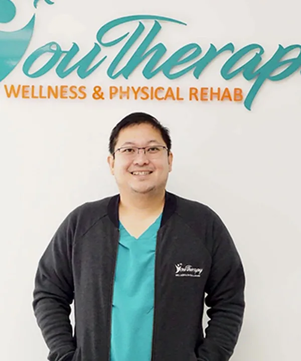 Portrait of Rey Abadilla, PT, owner and physical therapist at Youtherapy Wellness and Physical Rehab
